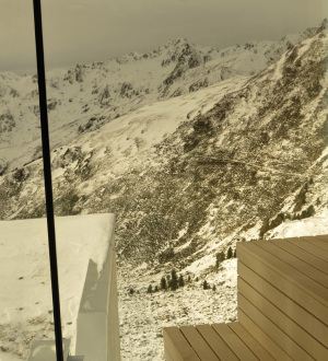 Bergpanorama-Sauna in de Kristallhütte im Hochzillertal