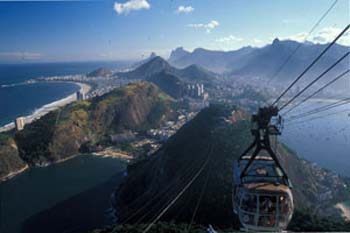 Brasilien: Seilbahn zum Zuckerhut von Rio de Janeiro