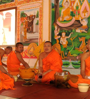 Laos Buddhist Temple Ceremony Vientiane 5293