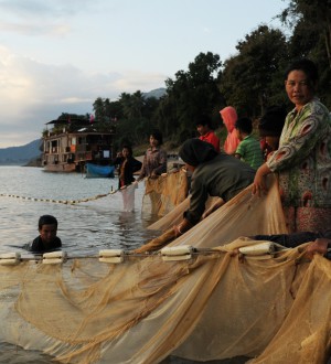 Laos Fisher Mekong River 4708