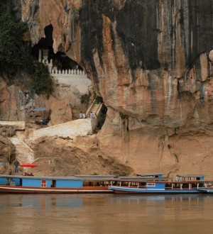 Laos Mekong River Caves 2672