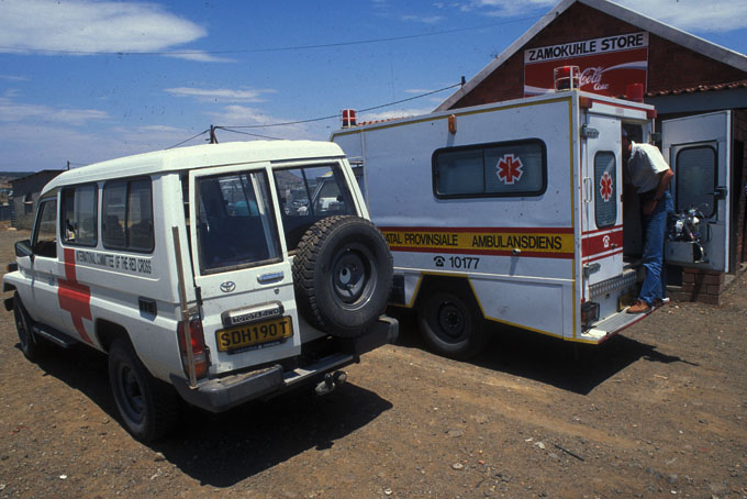 Südafrika: Red Cross ICRC Ambulances